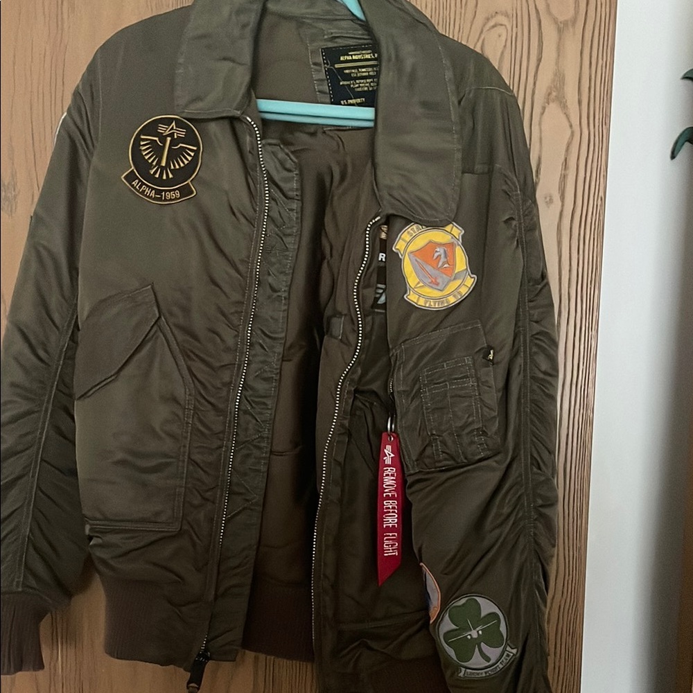 Men's Olive Bomber Jacket